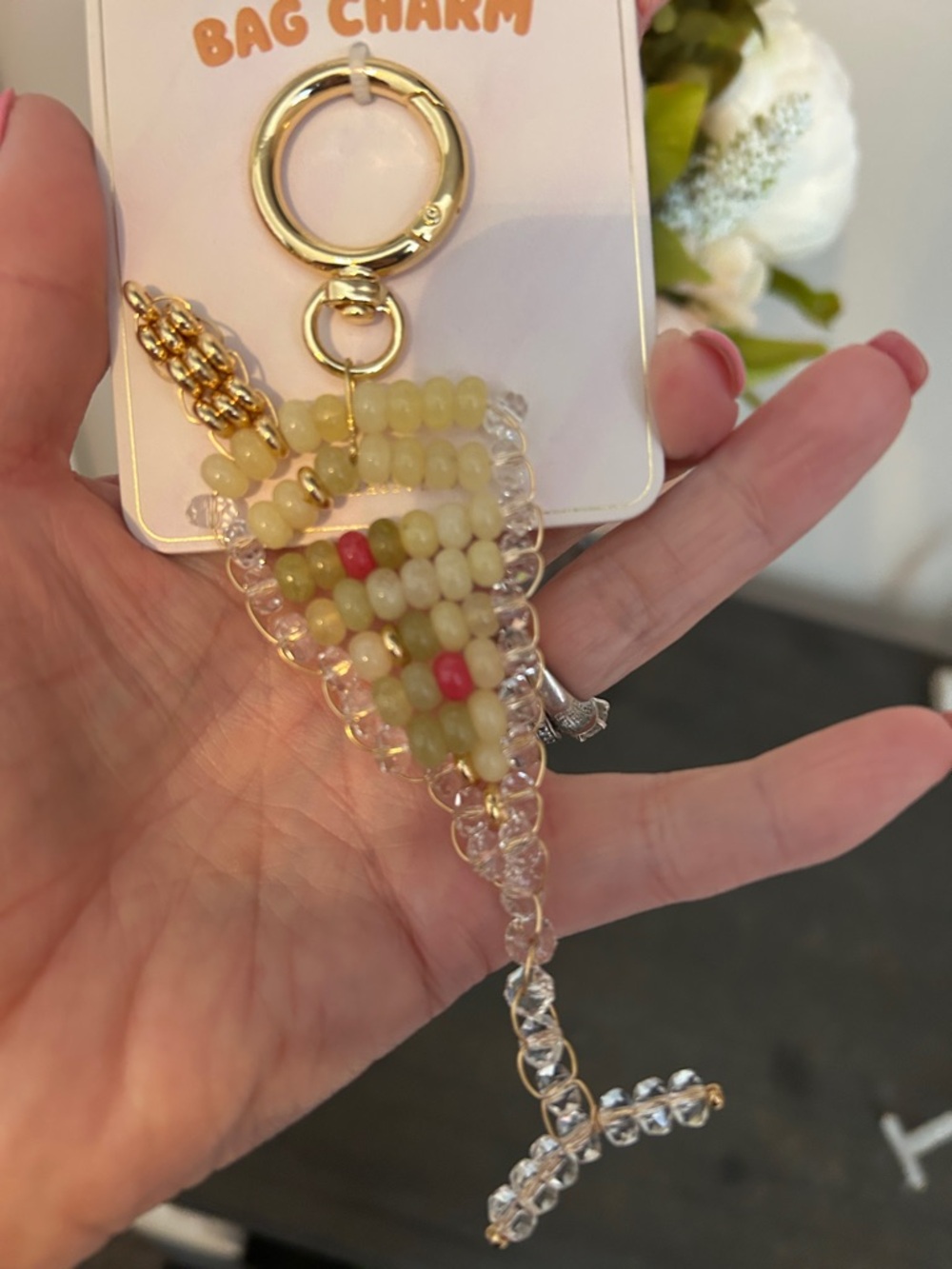 NWT Anthropologie Bag Charm/Keychain - Picture 3 of 3
